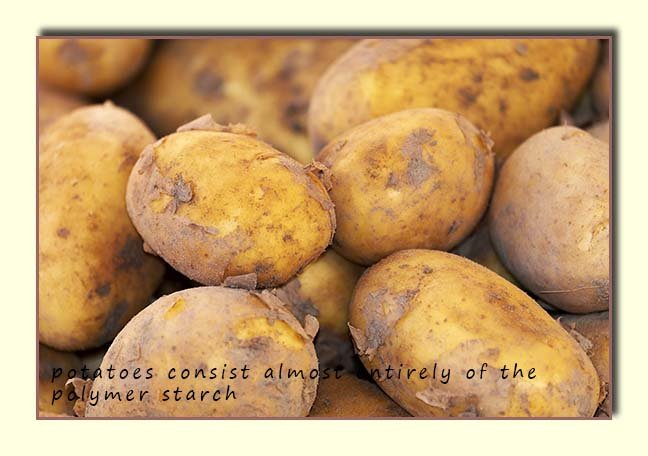 potatoes are mainly made from strach